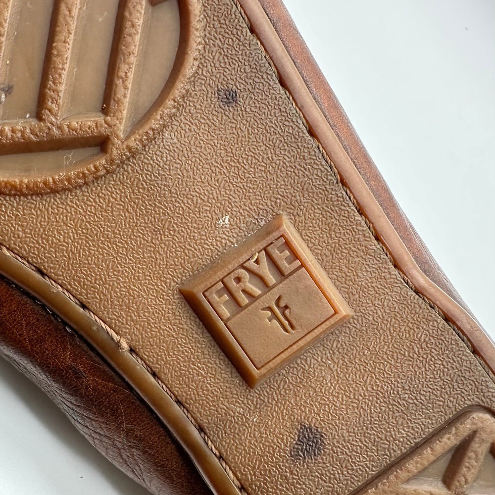 Frye Womens Janet Brown Leather Buckle Driving Moc Toe Loafers Flats Size 8.5 - Picture 5 of 10